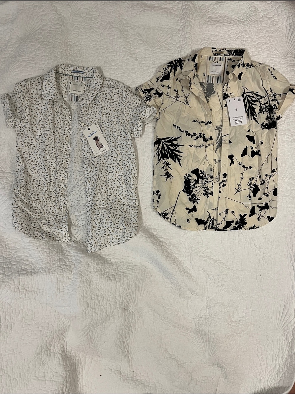 Cactus Boys button down shirts- Boys size 9/10 NWT